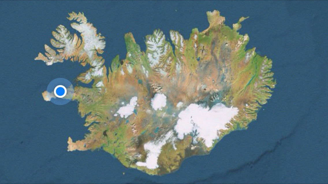 Snæfellsnes mapa